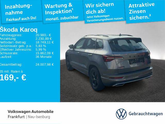 Skoda Karoq 2.0 TDI Sportline 4x4 NAV LED STHZG SHZ