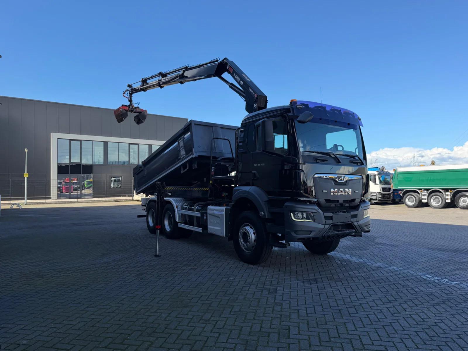 MAN TGS 33.470 6x4 3 zijdige Kipper/ Hiab 188 B-3 Eu