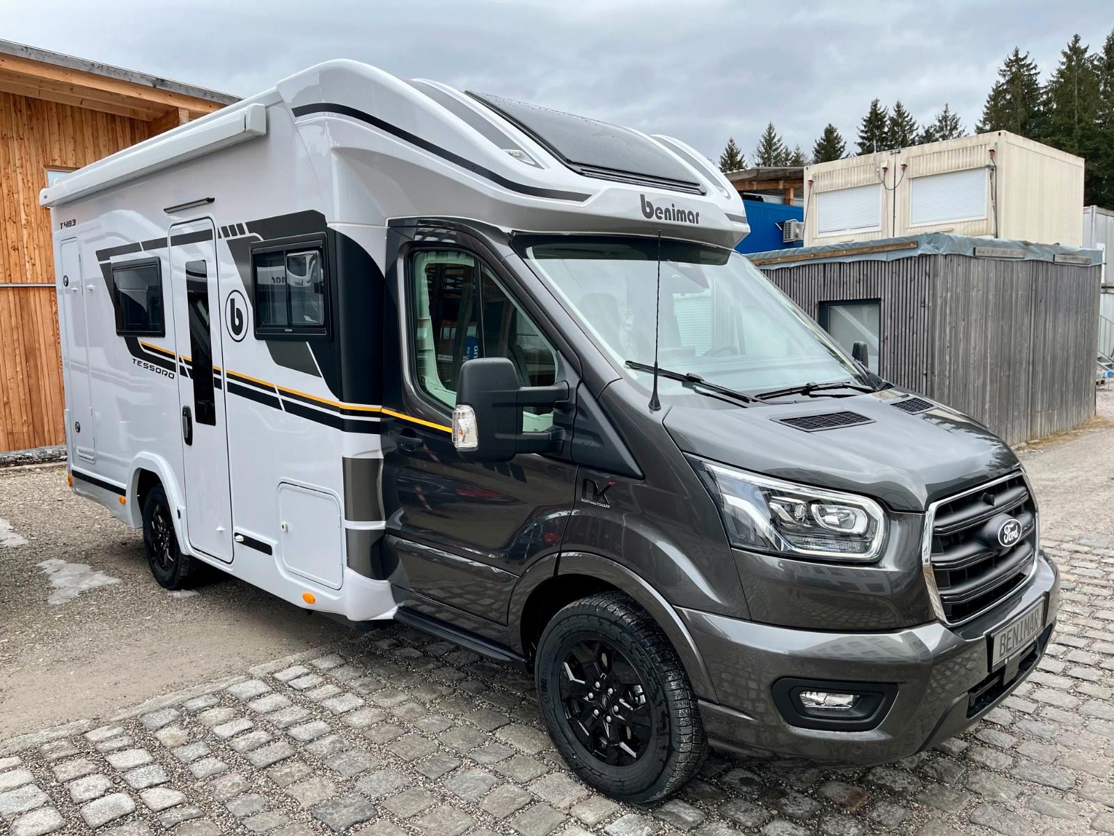 Benimar Tessoro 483 Northautokapp MESSE Dachkli. Markise