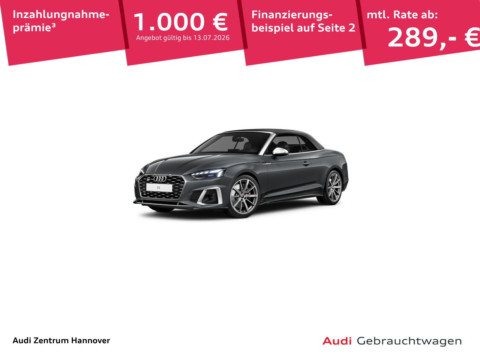 AUDI S5 Cabriolet 3.0 TFSI quattro Laser Head-Up B&amp;O