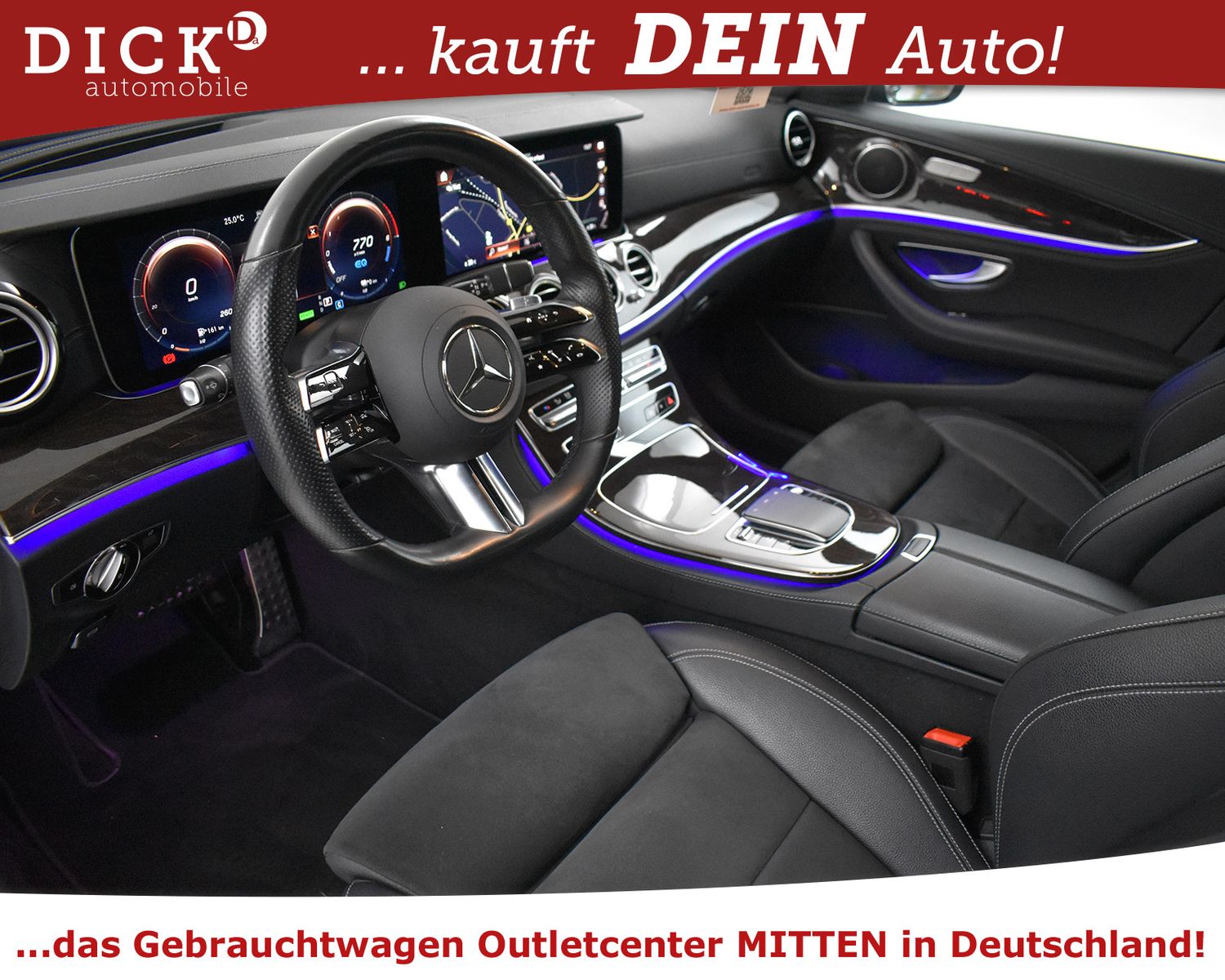 MERCEDES-BENZ E300de 4Mat 2X AMG Line NIGHT+HEAD+360+STDHZ+ACC - Image 12