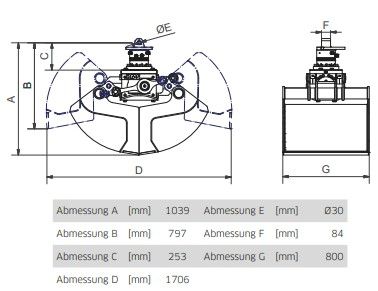 Fahrzeugabbildung Andere DMS VG9080 Verladegreifer / NEU / lagernd sofort