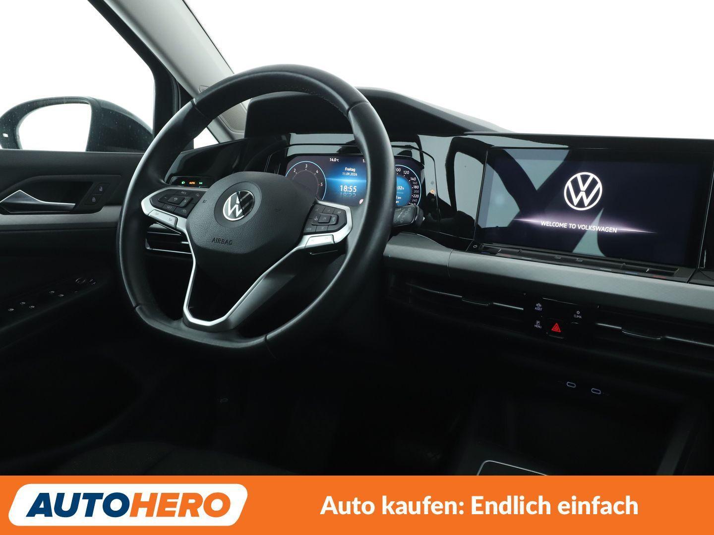 Volkswagen Golf VIII 2.0 TDI Life Aut.*NAVI*VC*LED*ACC*CAM*, миниатюра 12
