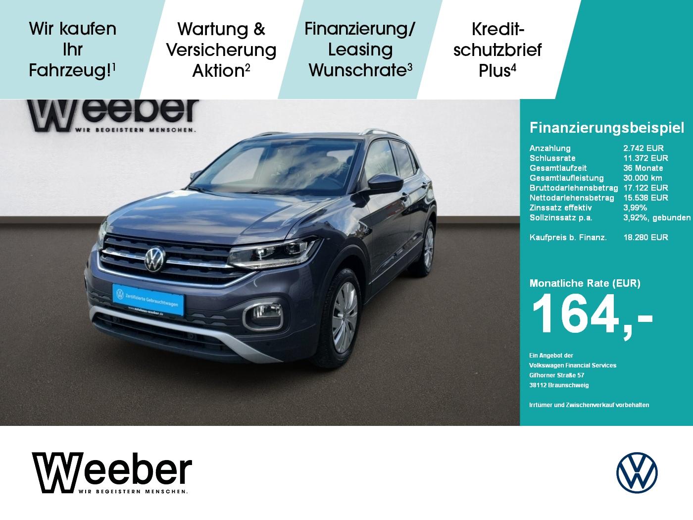 Volkswagen T-Cross Style *NAVI*ACC*KAMERA*LED*SIDE ASSIST*