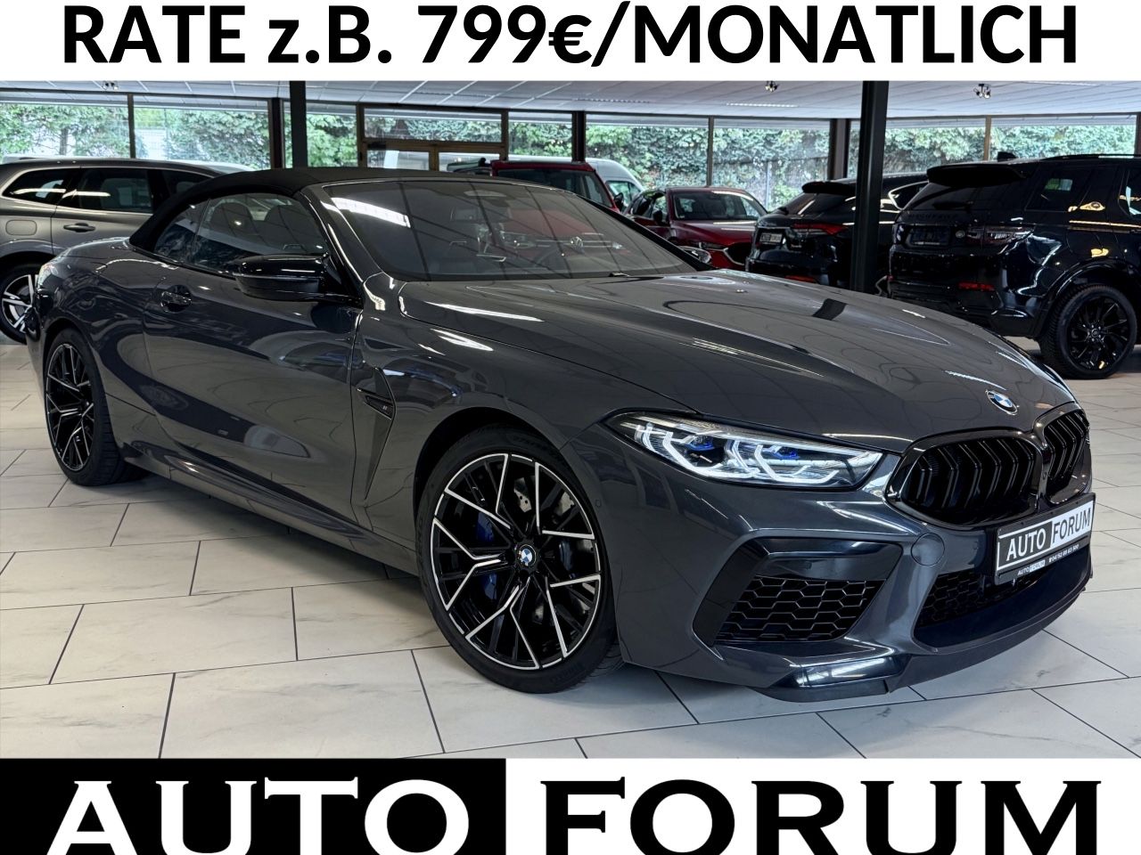 BMW M8 COMPETITION CABRIO CARBON LASER B&amp;W 360CAM