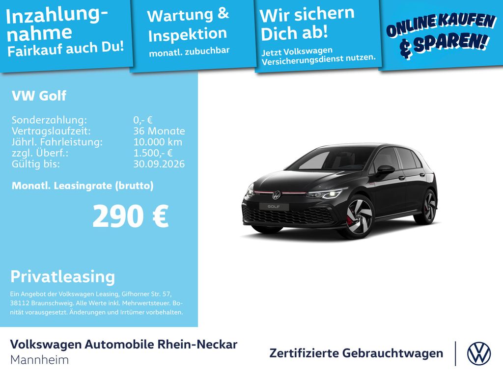 Golf VIII 2.0 TSI GTI Navi Kamera LED UVM