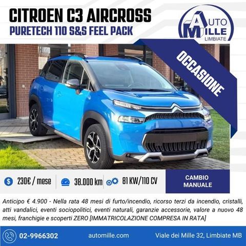 Citroën CITROEN C3 Aircross PureTech 110 S&S Feel Pack