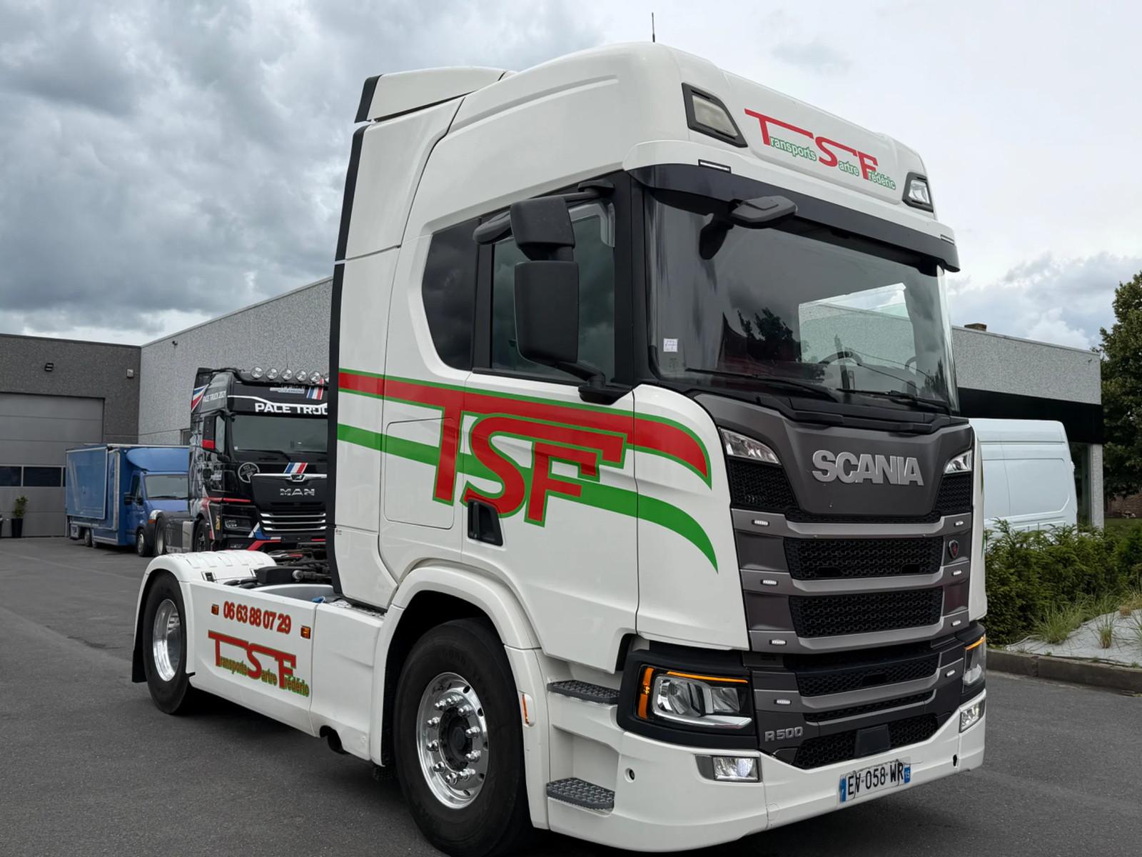 Scania R500-PTO*ALCOA ALU WHEELS*LEATHER SEAT*