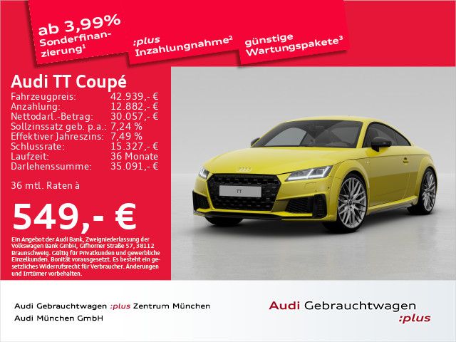 Audi TT Coupé 40 TFSI S line Navi+/Leder/B&O/PDC+