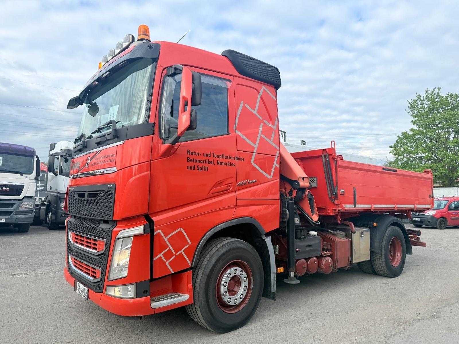Volvo FH460/Meiller3S-Kipper+PalfingerPK13001+Funk+TÜV
