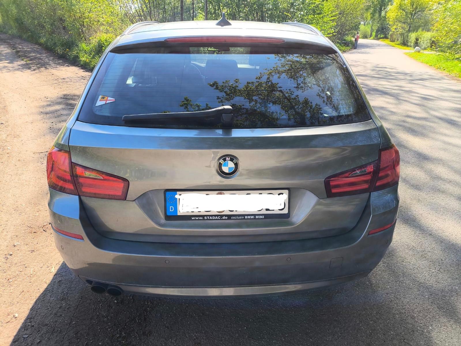 BMW 520 2010 — rear view