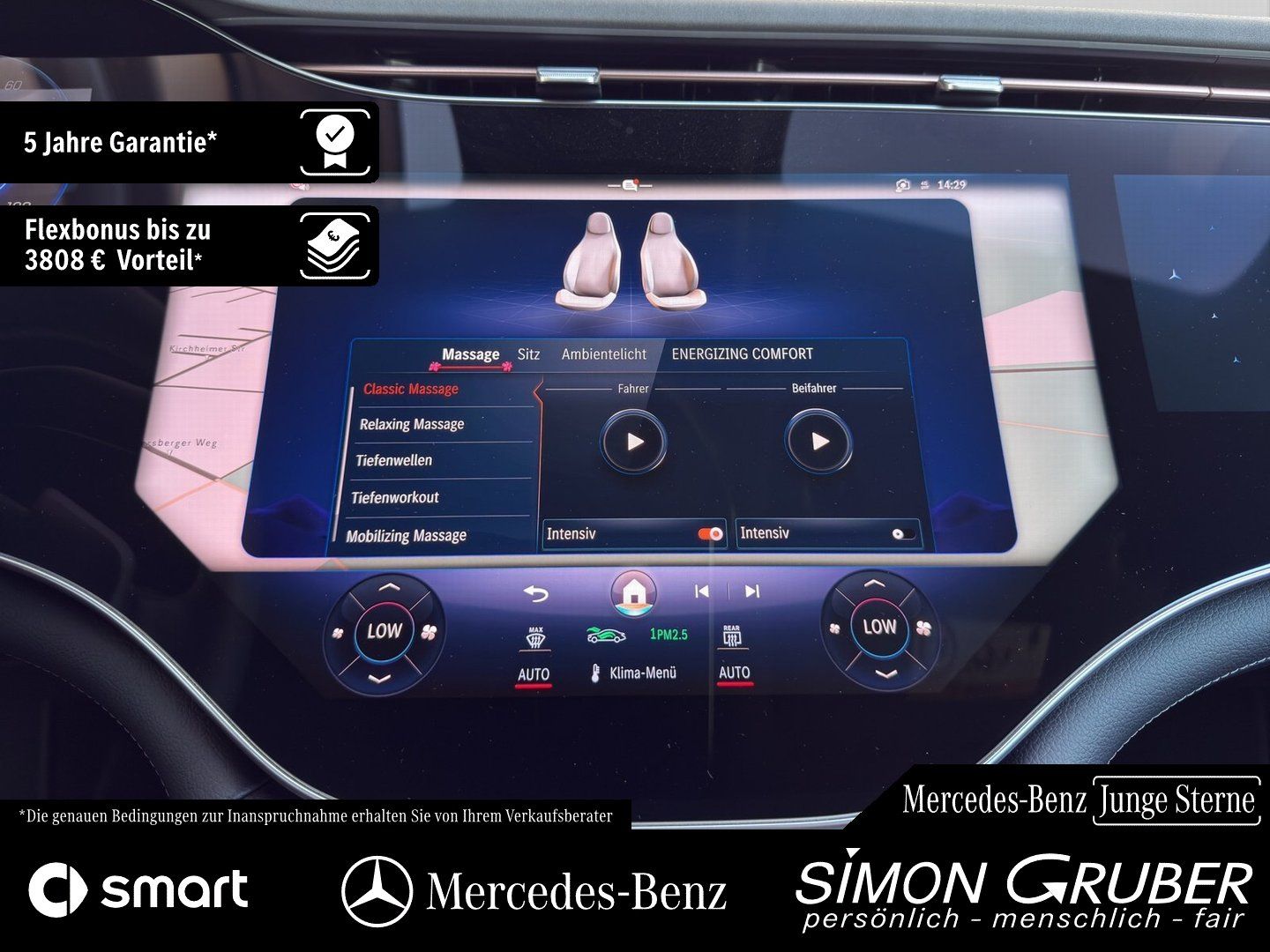 Fahrzeugabbildung Mercedes-Benz EQE 500 4M AMG Premium+ Nappa Hyper Pano Md 2025