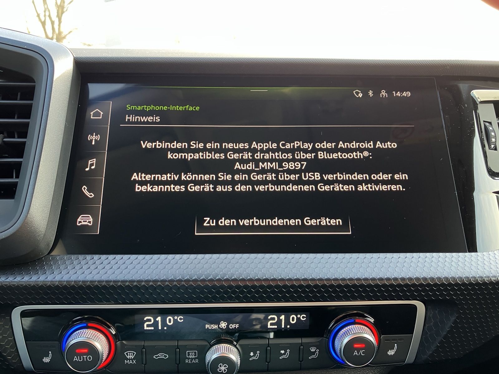Fahrzeugabbildung Audi A1 Sportback 25 TFSI advanced LED AVC Climatroni