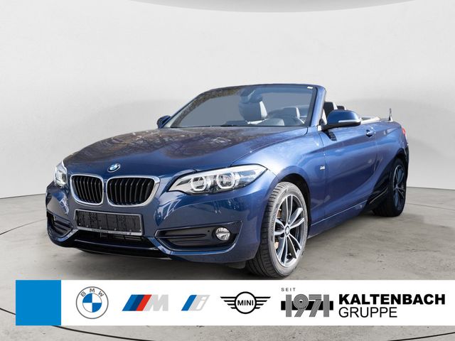 BMW 218i Cabrio NAVI LEDER SITZHEIZUNG PDC KLIMA