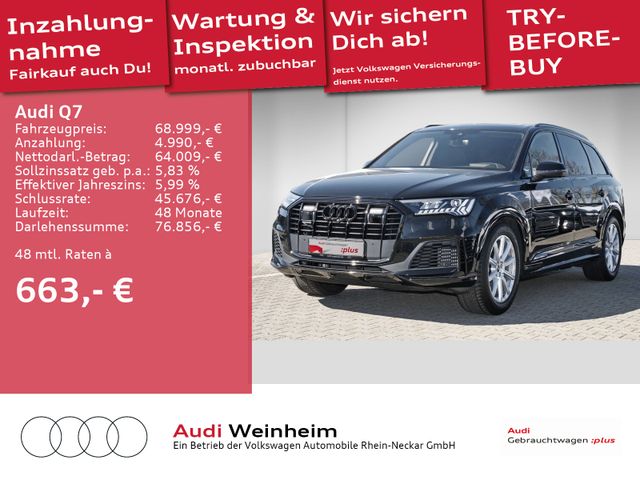 Audi Q7 55 3.0 TFSI quattro S-line tiptronic Black-Pa