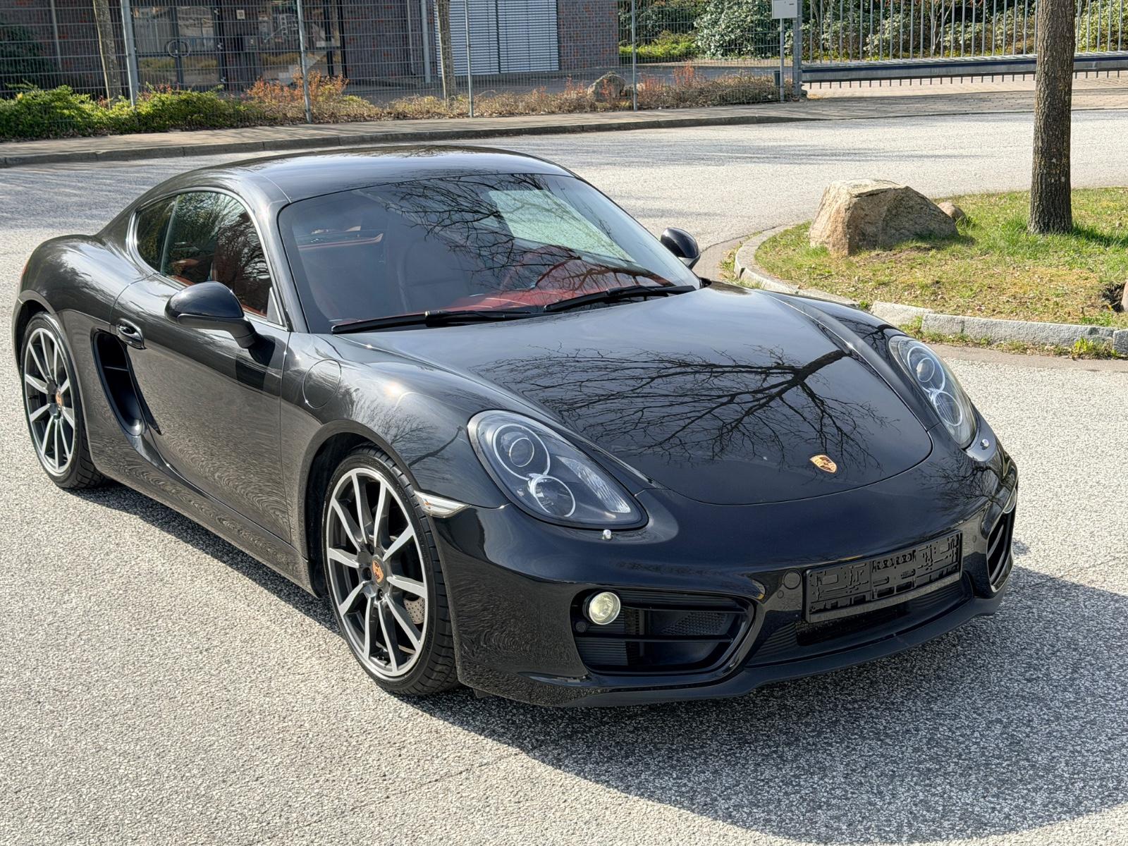 Porsche Cayman BLK/RED! Unique*TOP! 19%mwst.!