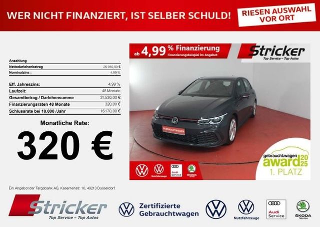 Volkswagen Golf GTI 2.0TSI DSG 320,-ohne Anzahlung Navi H&K