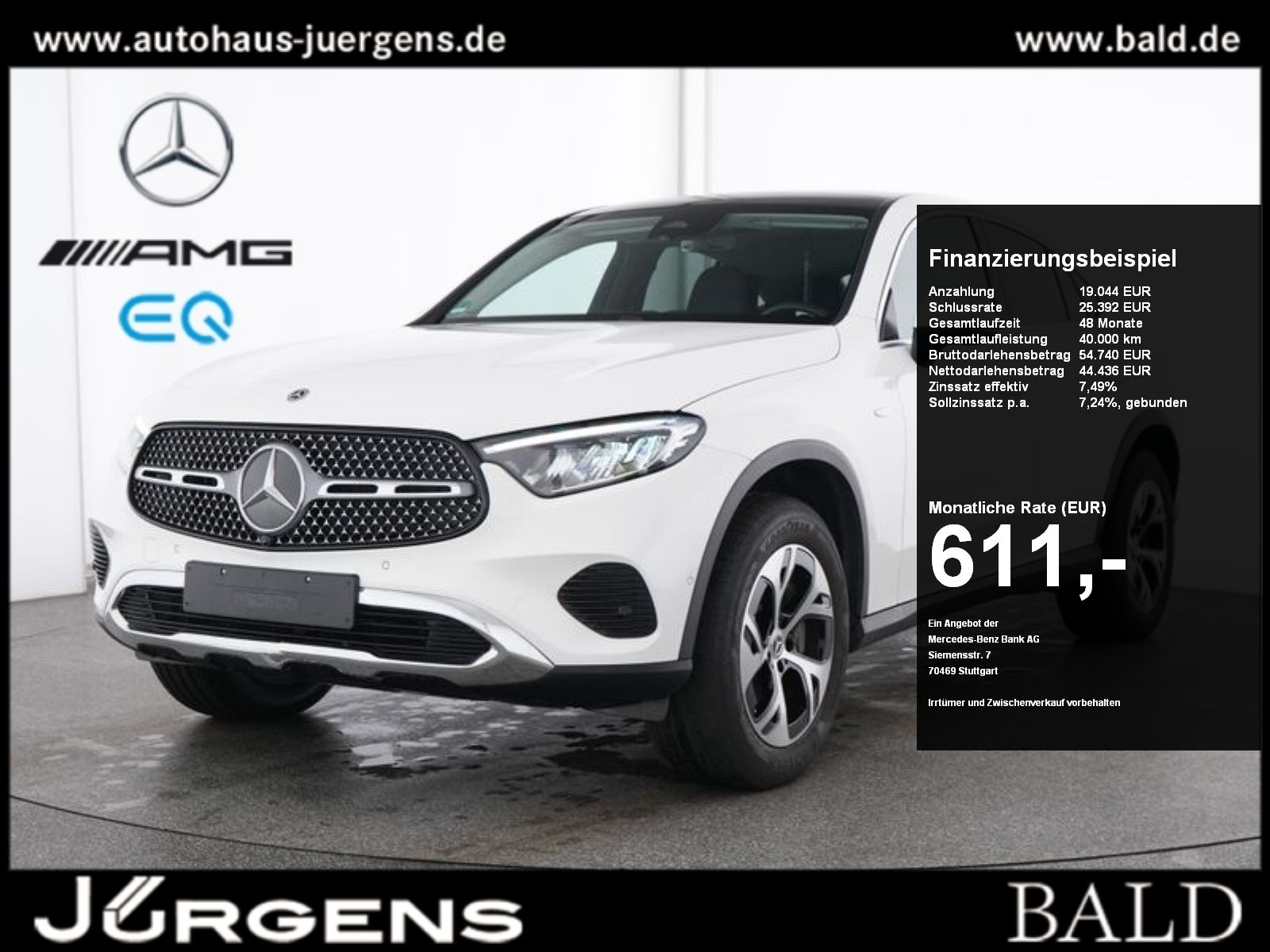 Mercedes-Benz GLC 300 e 4M Coupé Avantgarde/LED/Cam/Pano/AHK