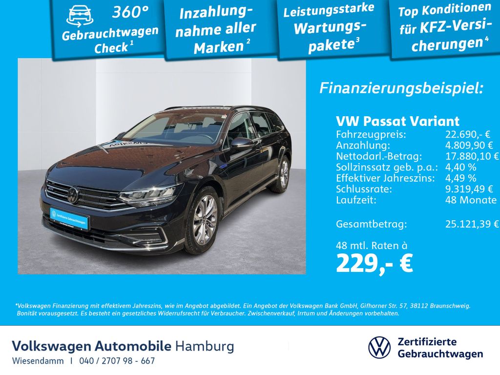 Passat Variant GTE 1.4 TSI DSG ACC/KAMERA/NAVI