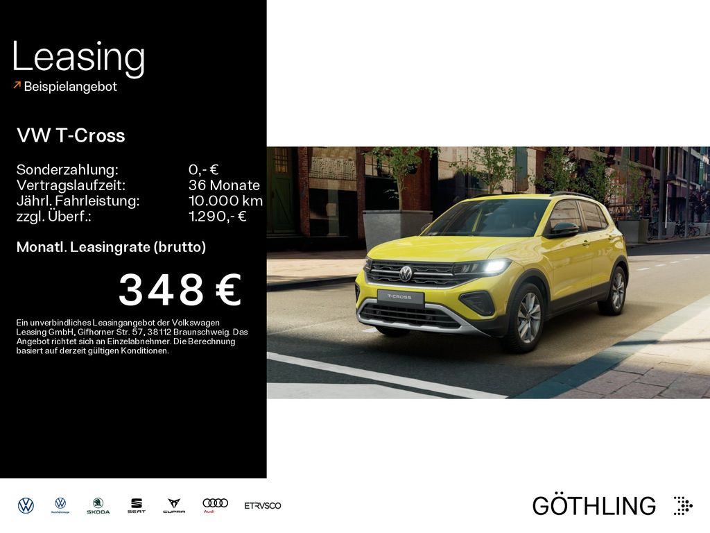 T-Cross Life 1.0 l TSI 85 kW (116 PS) 7- Gang-Do