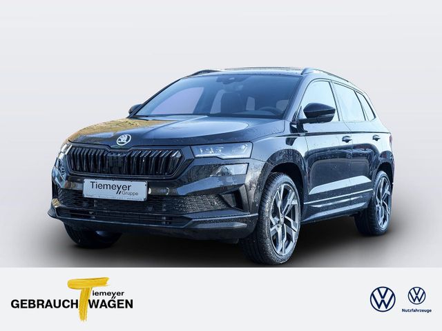 Skoda Karoq 2.0 TSI DSG 4x4 SPORTLINE LM19 LEDER PANO