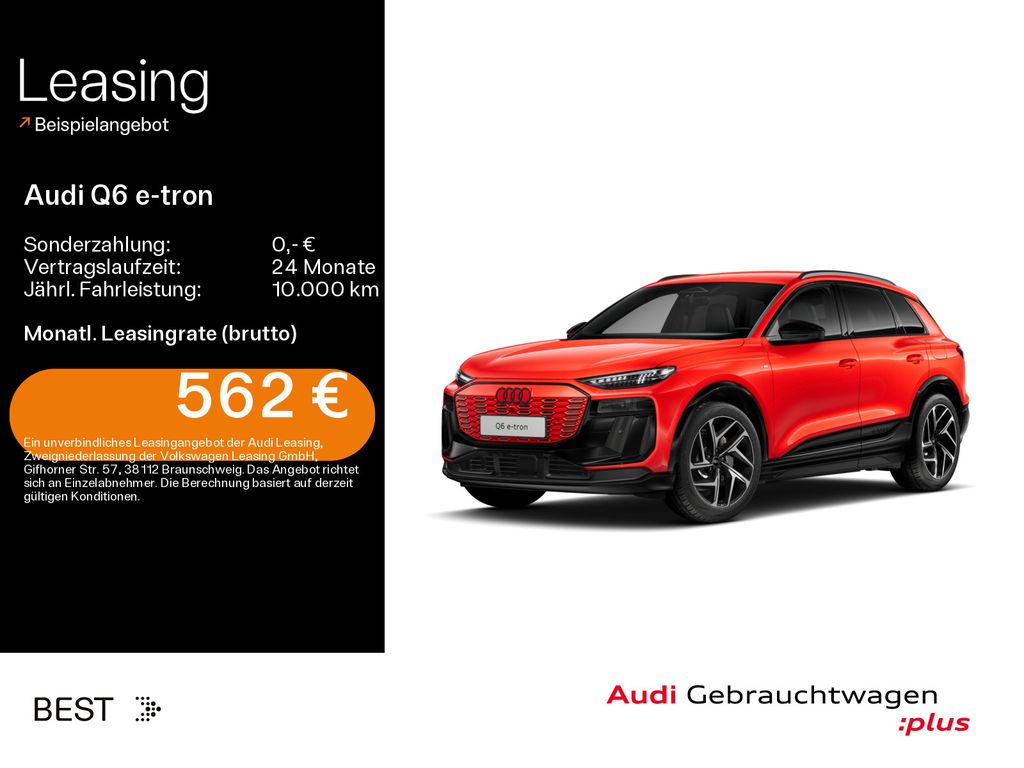 Audi Q6 e-tron quattro S-LINE*MATRIX*HUD*AHK*B&O*SHZ*