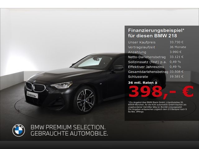 BMW 218 i Coupe M Sport HiFi Alarmanlage Komfortzuga