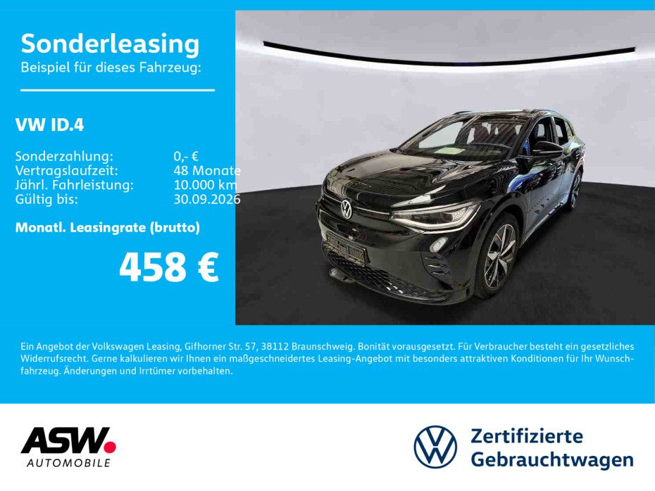 ID.4 GTX 4M LED Navi RFK PANO ACC SHZ AHK Wäpu