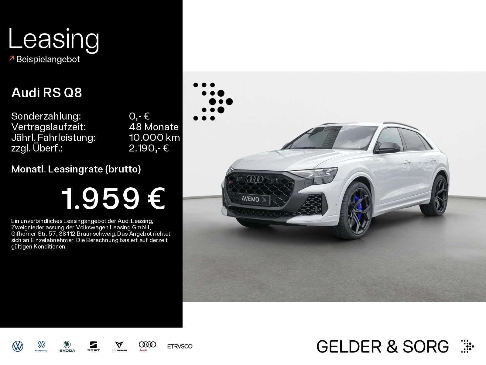Audi RS Q8 SUV performance 305km/h|B&O|CARBON|PANO|SH