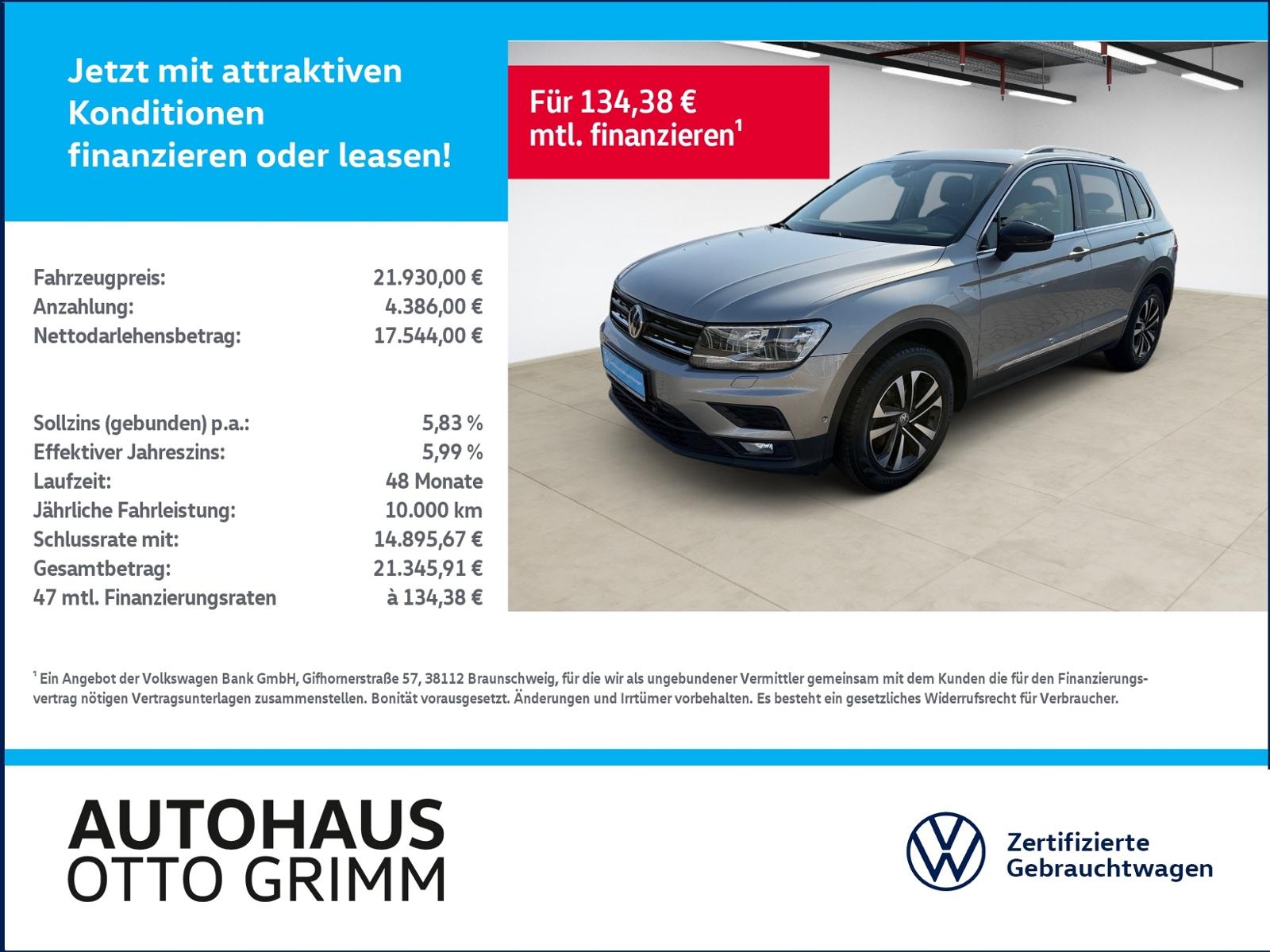 Volkswagen Tiguan 1.5 TSI IQ.DRIVE Navi Parklenksys.