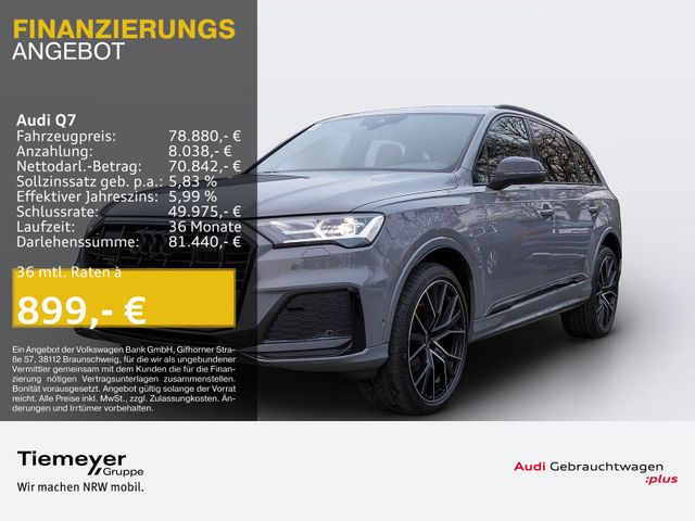 Audi Q7 50 TDI Q S LINE COMPETITION+ LM22 PANO RAUTEN