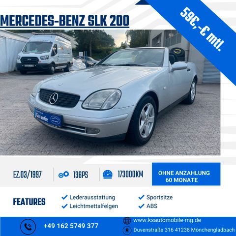 Mercedes-Benz SLK 200*3.Hand*Leder*TÜV HU/AU NEU 09/2026*