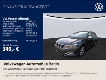 Volkswagen Leasingangebot: Volkswagen Passat Alltrack 4Motion 2.0 TDI DSG Navi LED SHZ