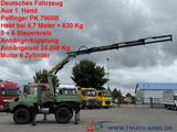 Unimog U 1400 Kran PK 7000B Kran 5+6 Steuerkreis + AHK - Offers