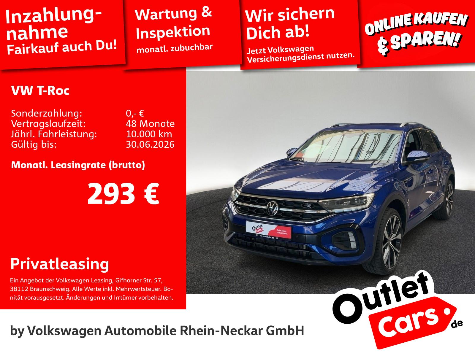 Volkswagen T-Roc 2.0 TSI R-Line DSG 4Motion Navi AHK Kamera