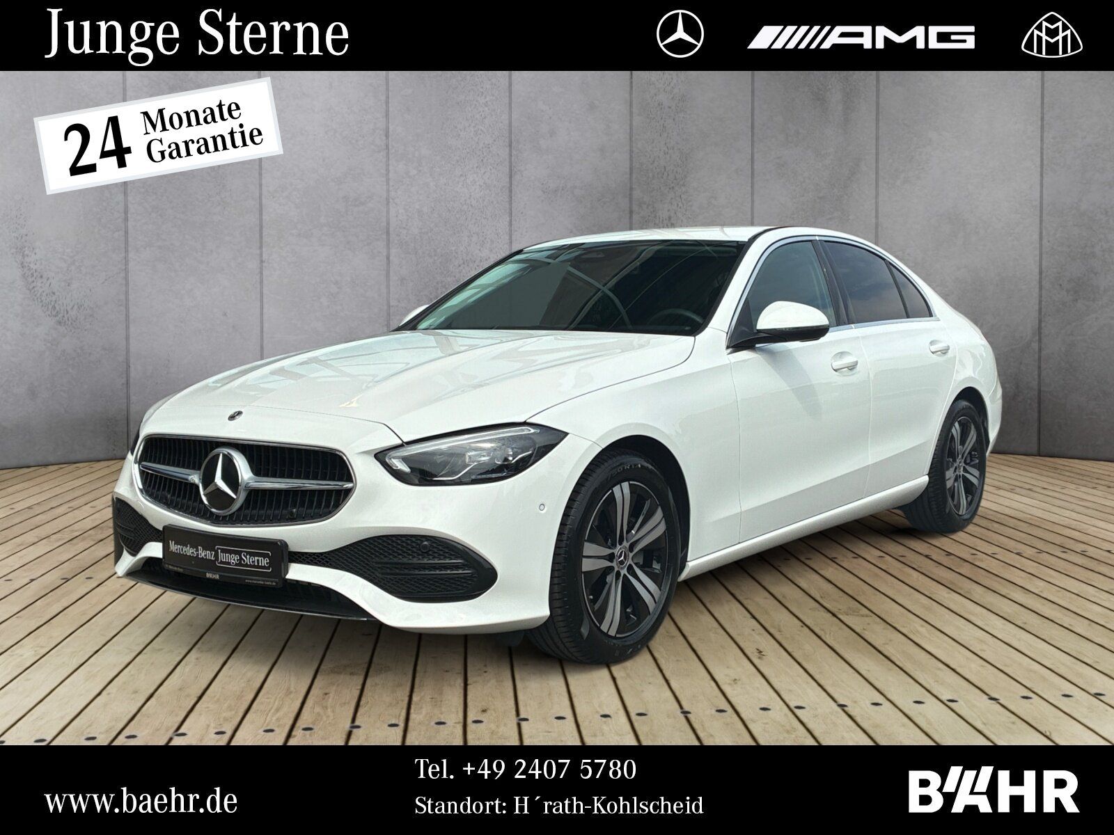 MERCEDES-BENZ C 180 Avantgarde/MBUX/LED/Totwinkel/AHK/RFK/17"