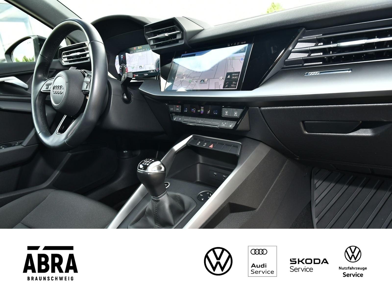 Audi A3 Sportback 30 1.0 TFSI LED+NAV+PDC+GRA+SHZ, миниатюра 11