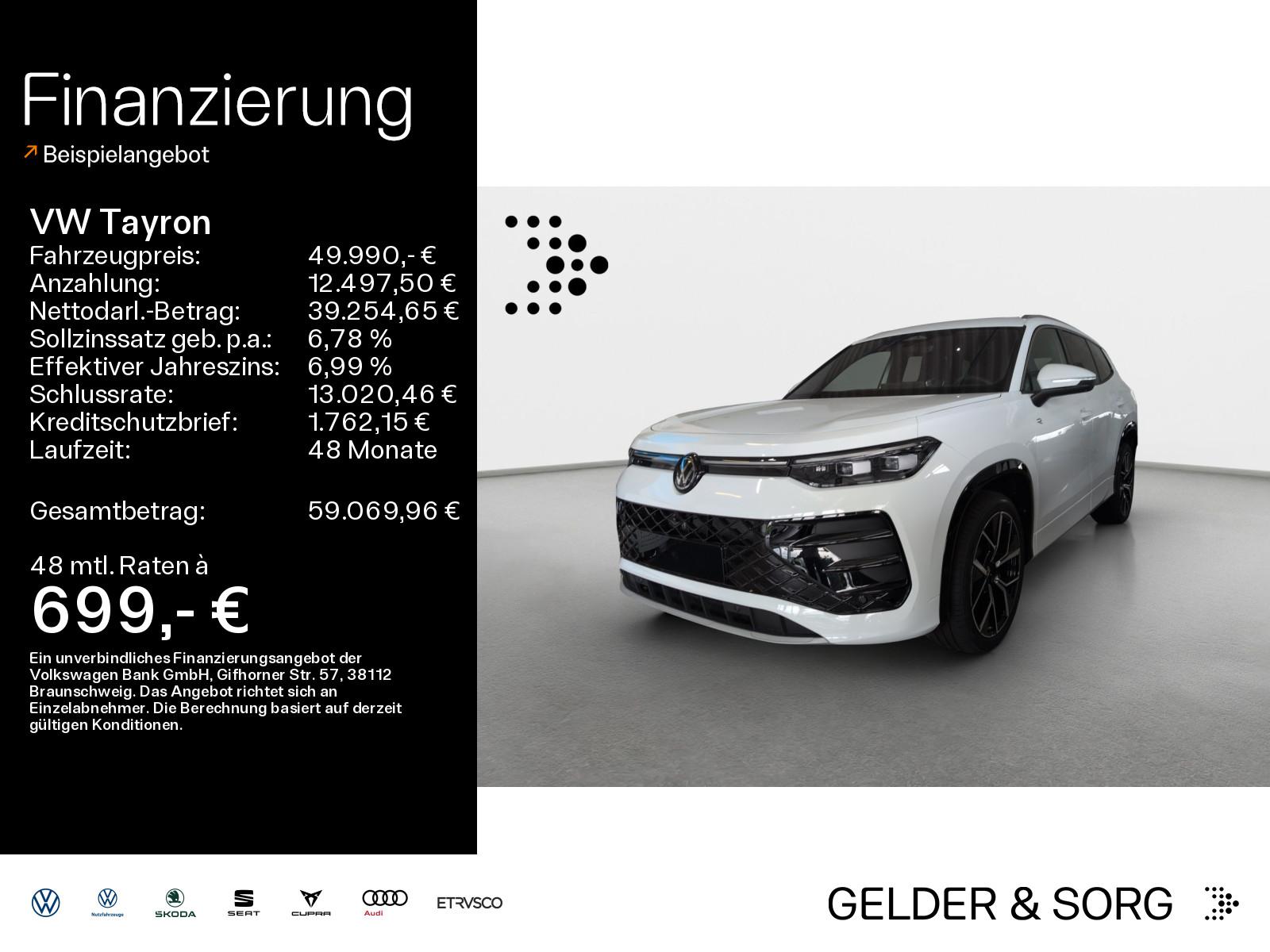 Volkswagen Tayron R-Line 2.0 TDI DSG AHK*PANO*STHZ*H&K*20Z*