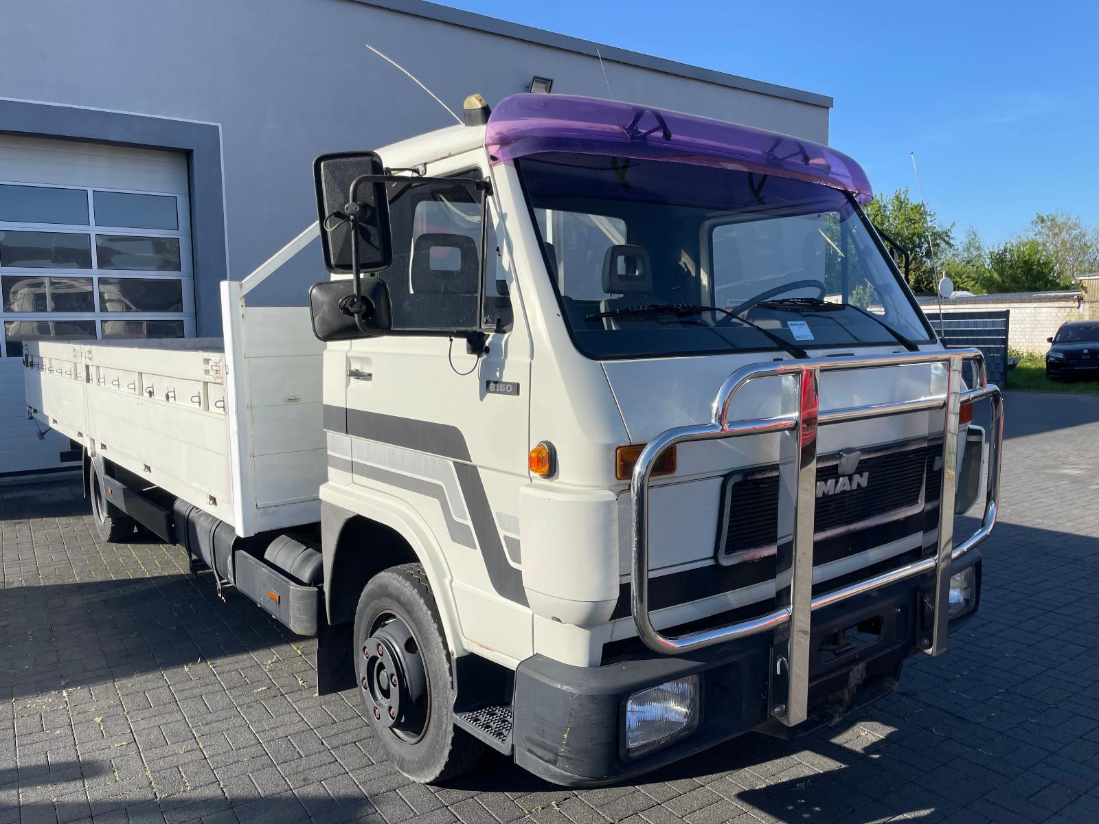 MAN 8.150 Pritsche 6,20m. 1. Hand, 167.000 km