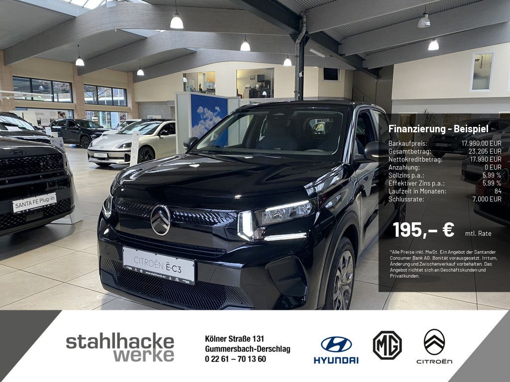 Citroën ë-C3 Elektromotor 113 Urban-Range You