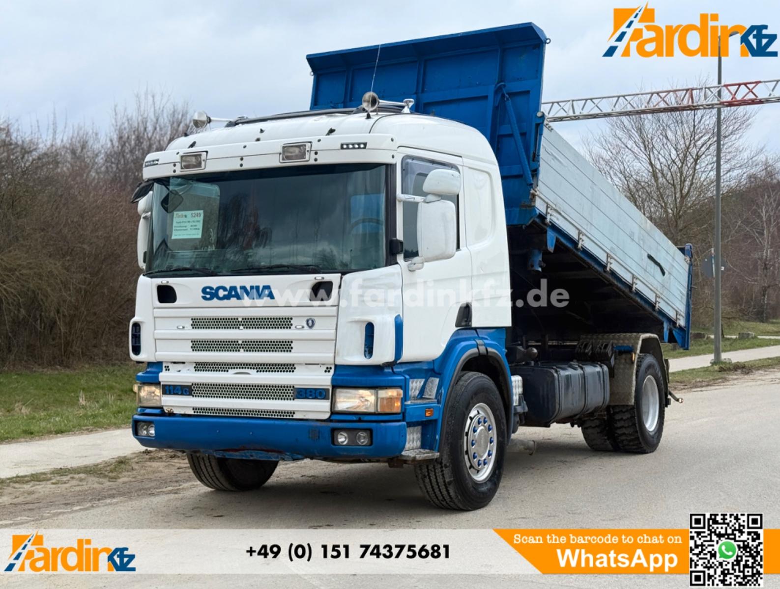 Scania P114 380 4x2 BL Meiller Retarder