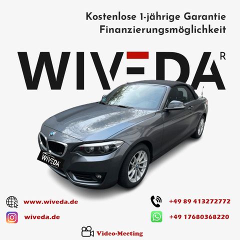 BMW 218d Cabrio Business~Navi~PDC~LED~SHZ~Klimaaut.~