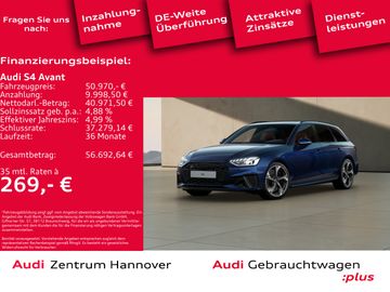 Audi Leasingangebot: Audi S4 Avant 3.0 TDI quattro Pano B&O Kamera Navi