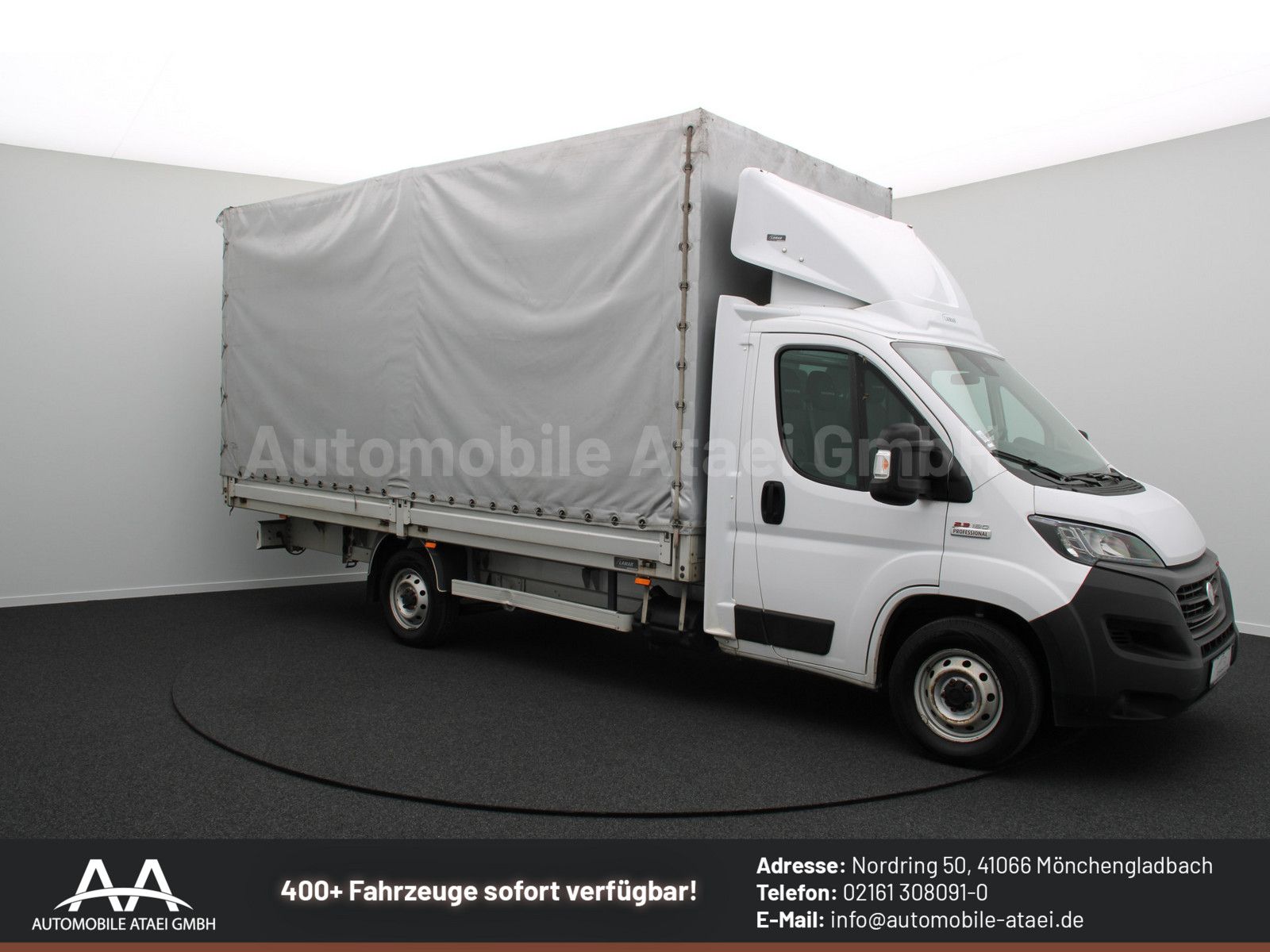 Fahrzeugabbildung Fiat Ducato 180 *L5 MAXI* Pritsche+Plane 1.Hand 2687