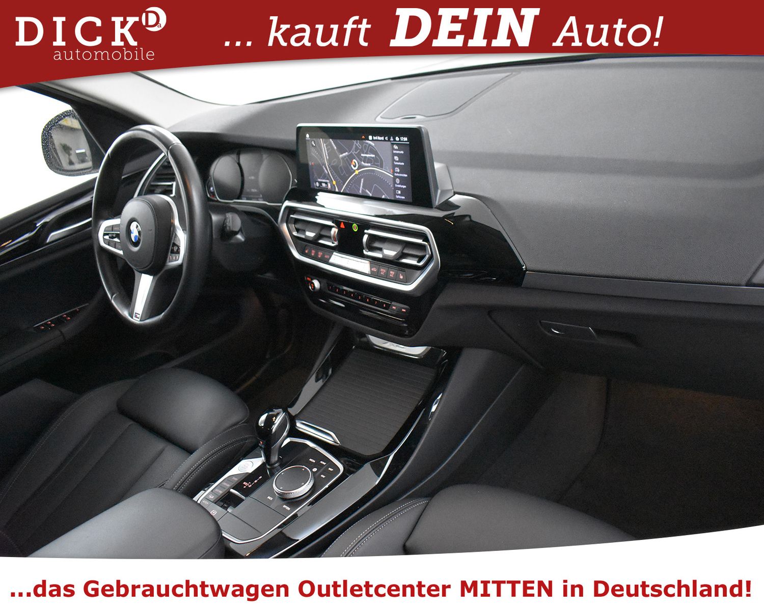 BMW X3 xDr 20d Aut Sport LEDER+PROF+AHK+KAM+SHZ+M19" - Image 12