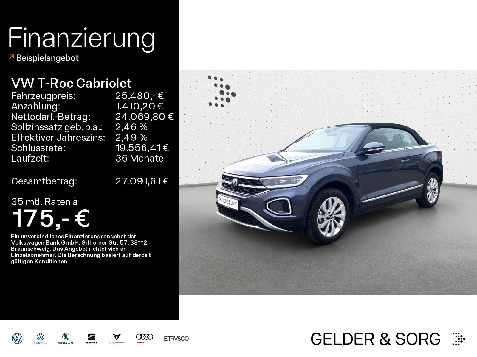 Volkswagen T-Roc Cabriolet Style 1.0 TSI RFK*ACC*AHK*Digita