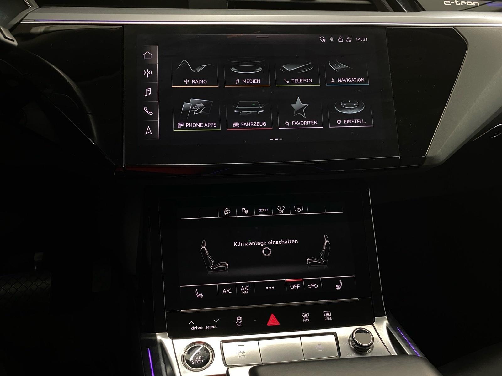 Audi e-tron advanced 55 quattro HuD AHK Vorb. 3xKlima, миниатюра 17