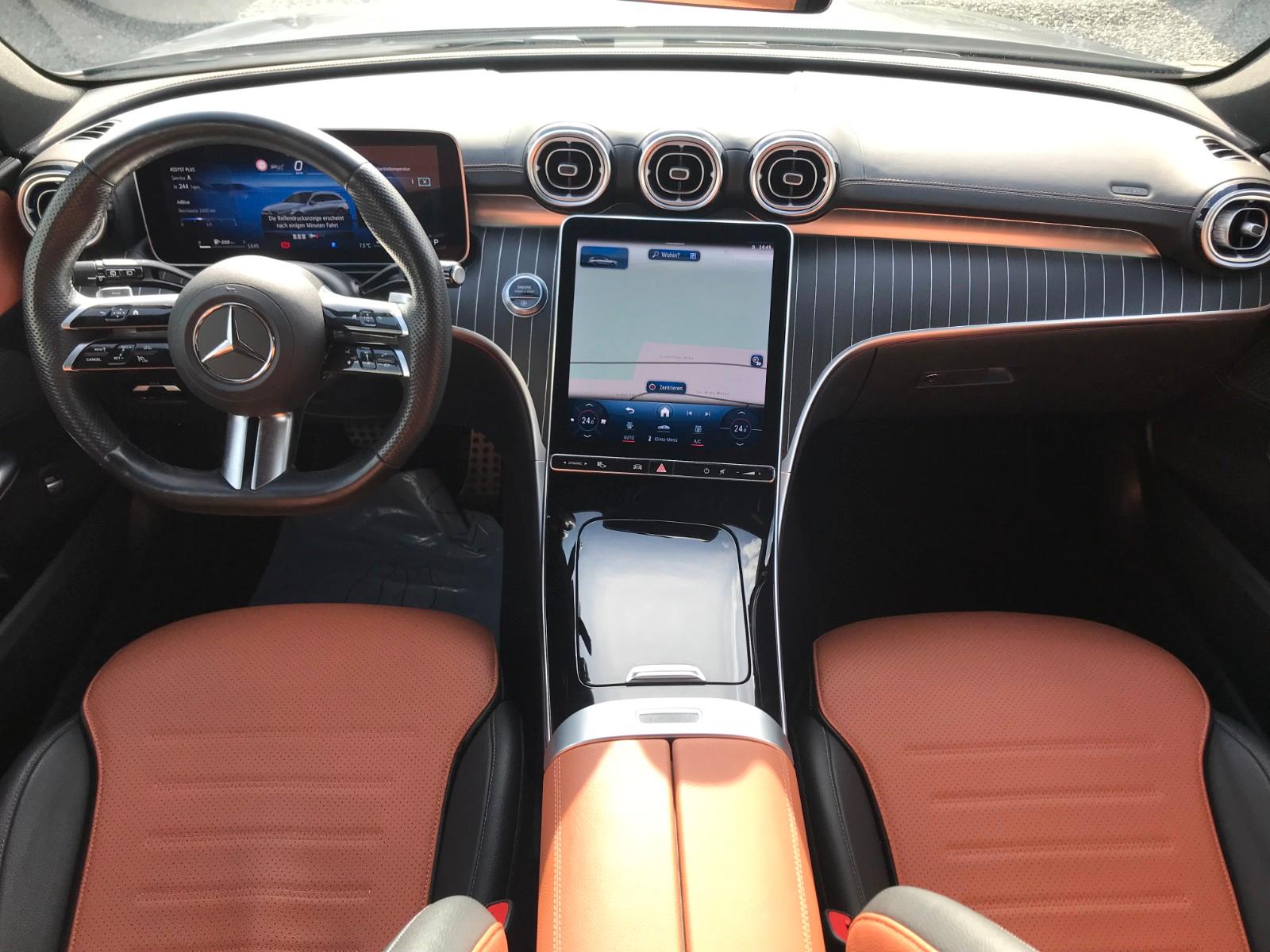 Mercedes-Benz C 220 T d 2x AMG Night Distr. AHK Kam Leder 18"