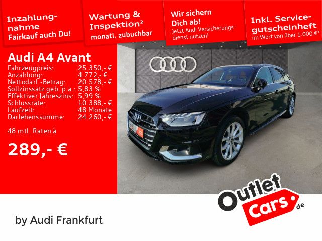 Audi A4 Avant 35 TDI S tronic LED DAB Tempomat