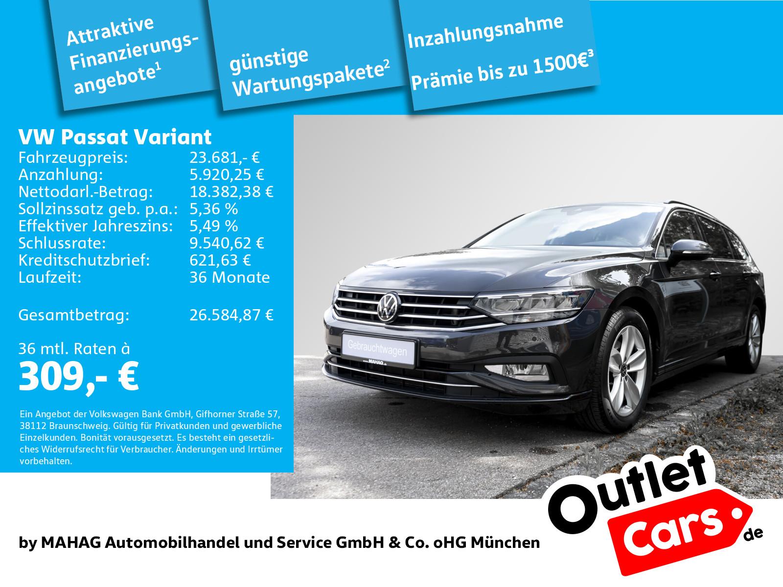 Volkswagen Passat Variant Business 2.0 TDI AHK LED Navi Par